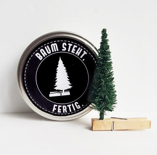Baum steht, fertig!