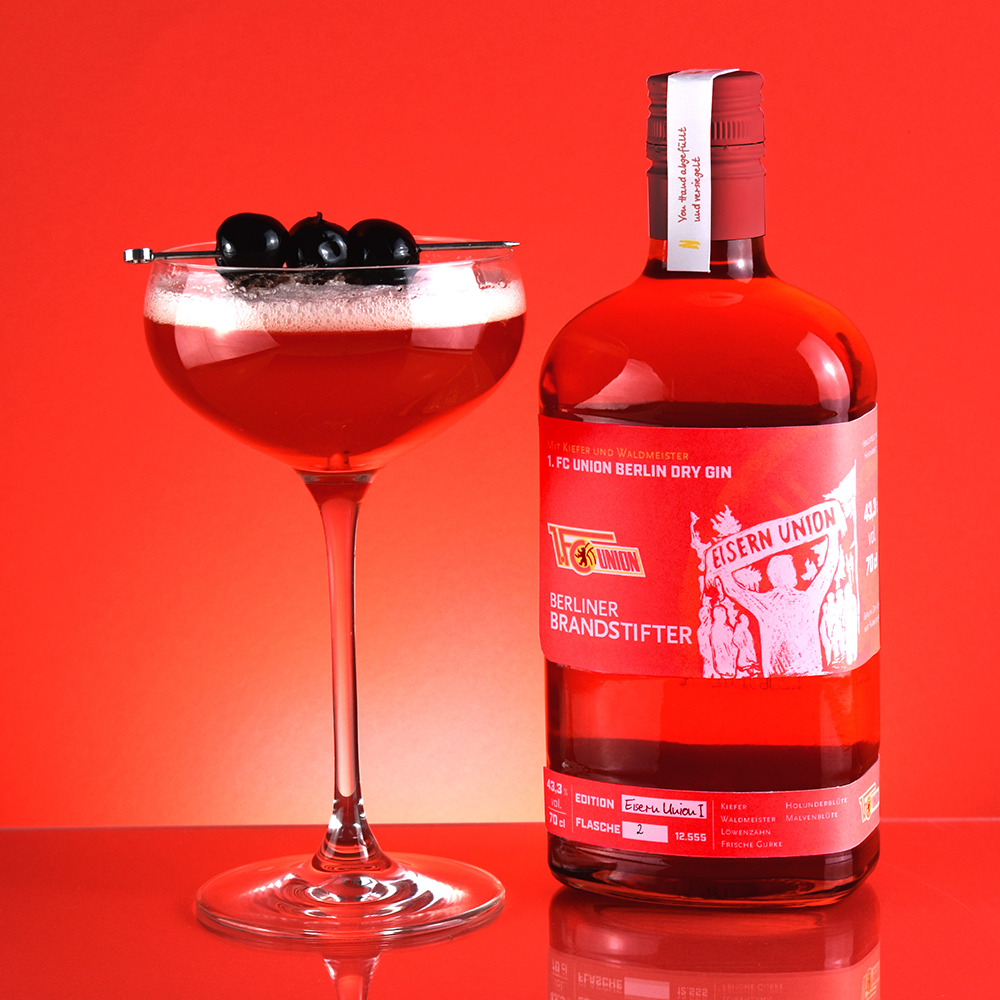 Berliner Brandstifter 1. FC Union Berlin Dry Gin 43,3 % vol. 0,7 L