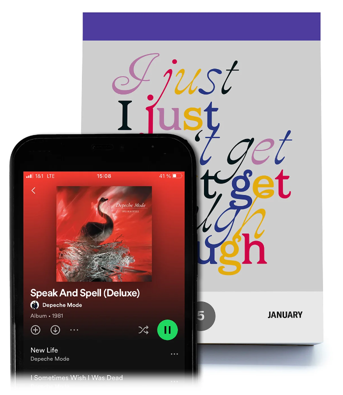Songspiration – Immerwährender Musik-Abreißkalender