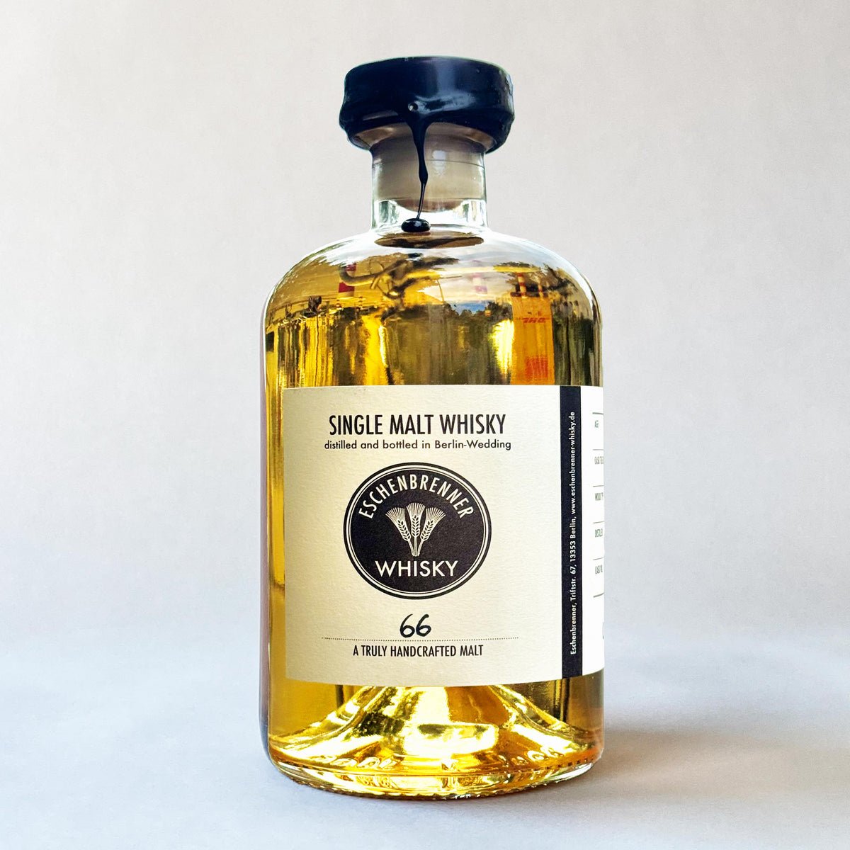 Eschenbrenner Single Malt Whisky 66 – Flaschenansicht