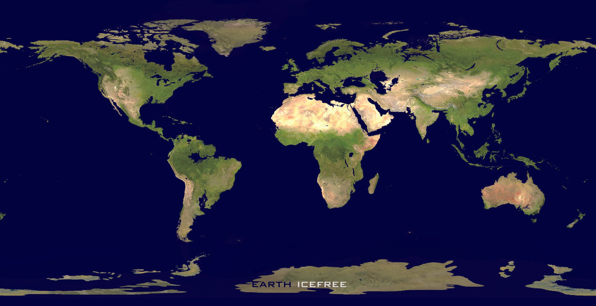Oliver Fabel - Lentikularkarte (Wackelkarte) Earth Ice free