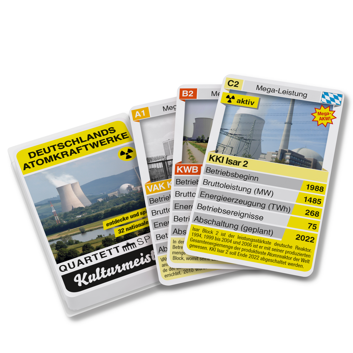 Quartett Deutschlands Atomkraftwerke