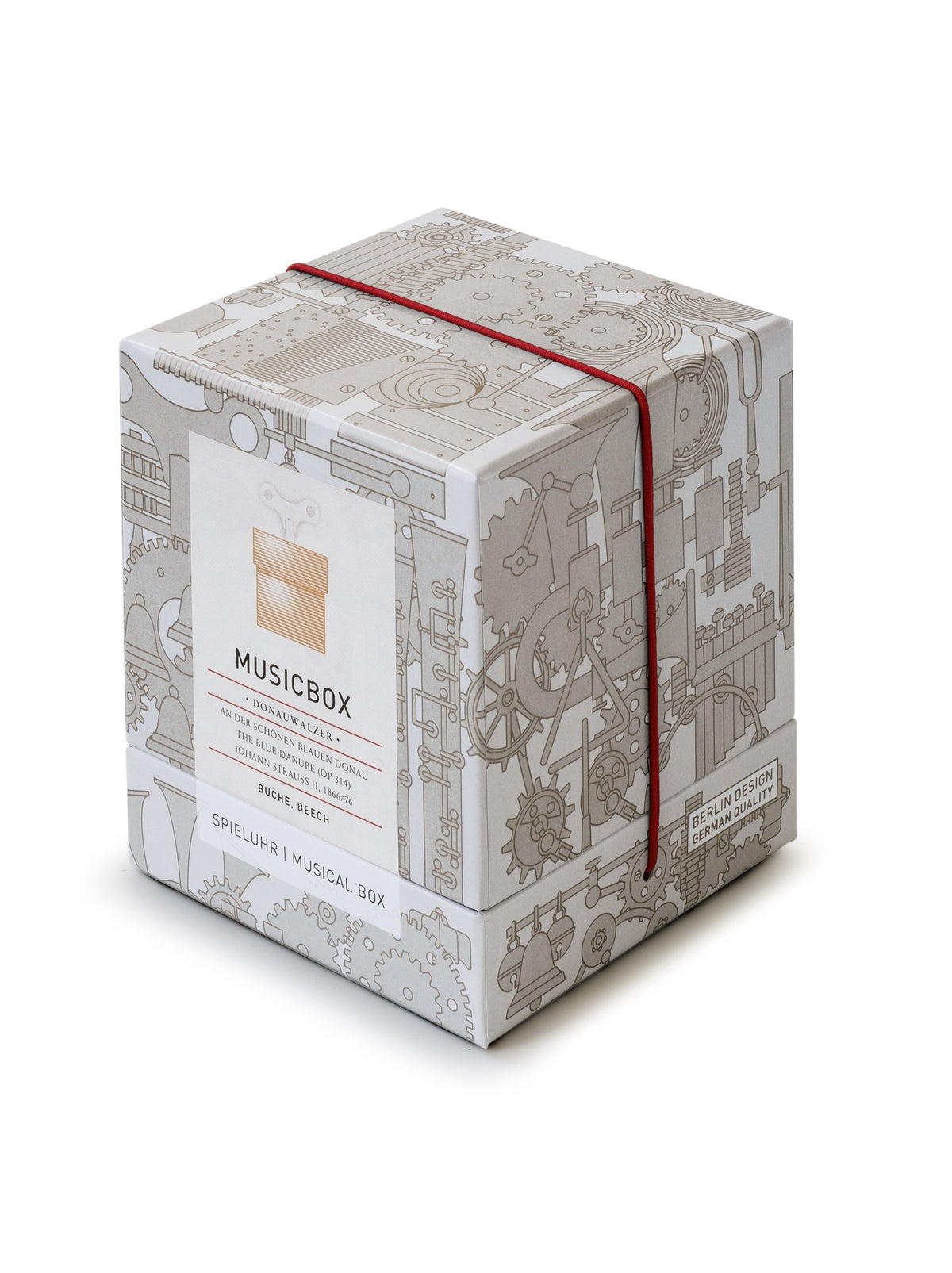 Spieluhr Musicbox Buchenholz
