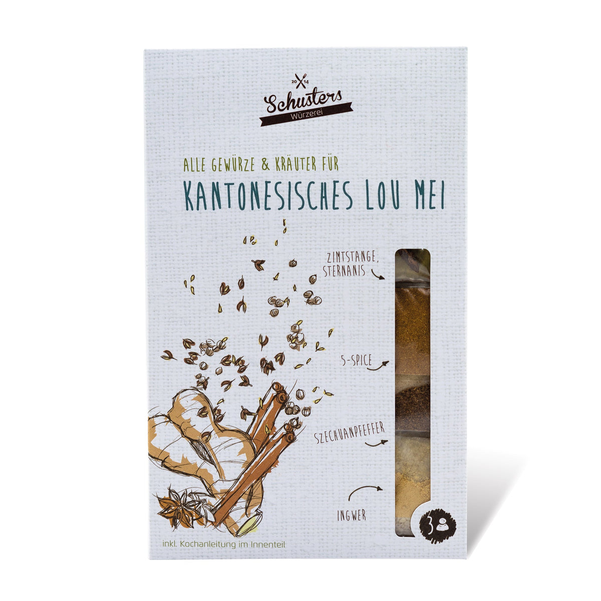 Gewürzmischung Kantonesisches Lou Mei (für 3 Personen)