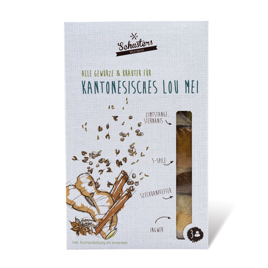 Gewürzmischung Kantonesisches Lou Mei (für 3 Personen)