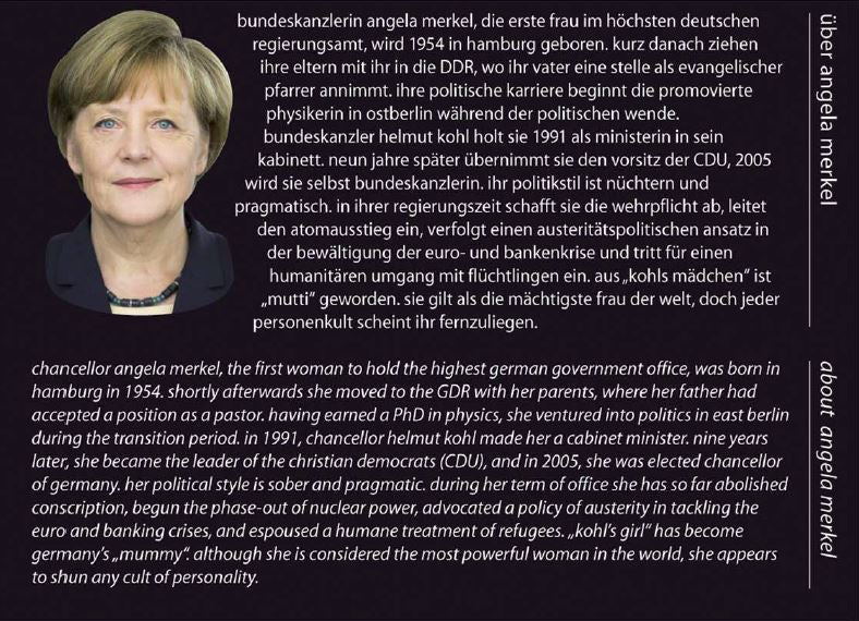 Ausstechform Angela Merkel