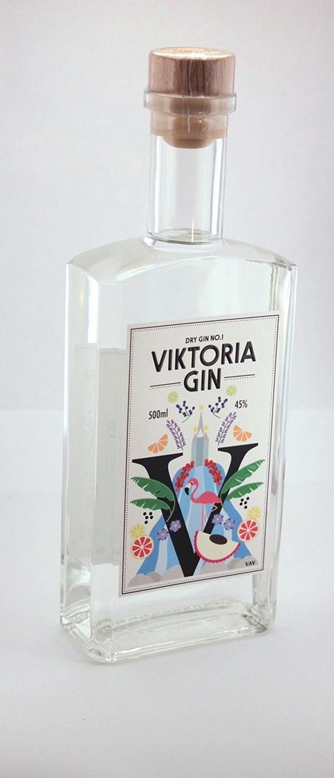 Viktoria Berlin Dry Gin No.1 47% vol. (0,5l)