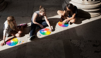 Colouring Farbkreispuzzle