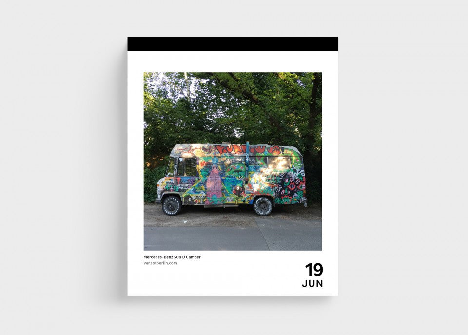 Vans of Berlin – Immerwährender Abreißkalender