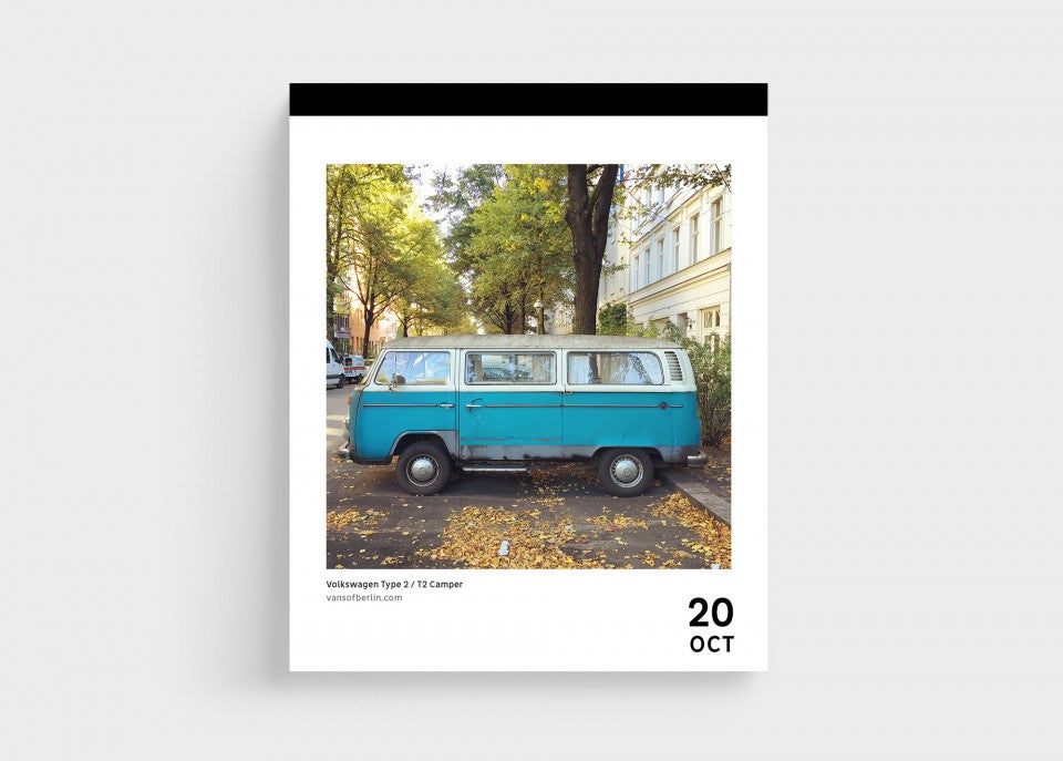 Vans of Berlin – Immerwährender Abreißkalender