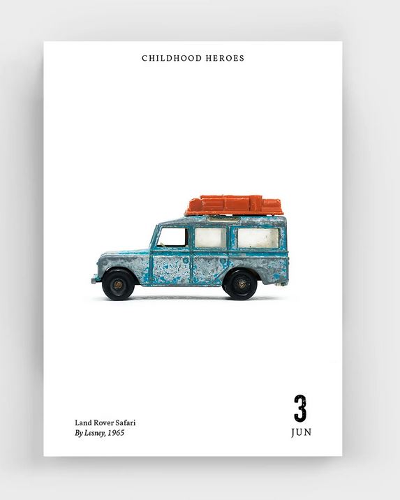 Childhood Heroes – Immerwährender Abreißkalender (Englisch)