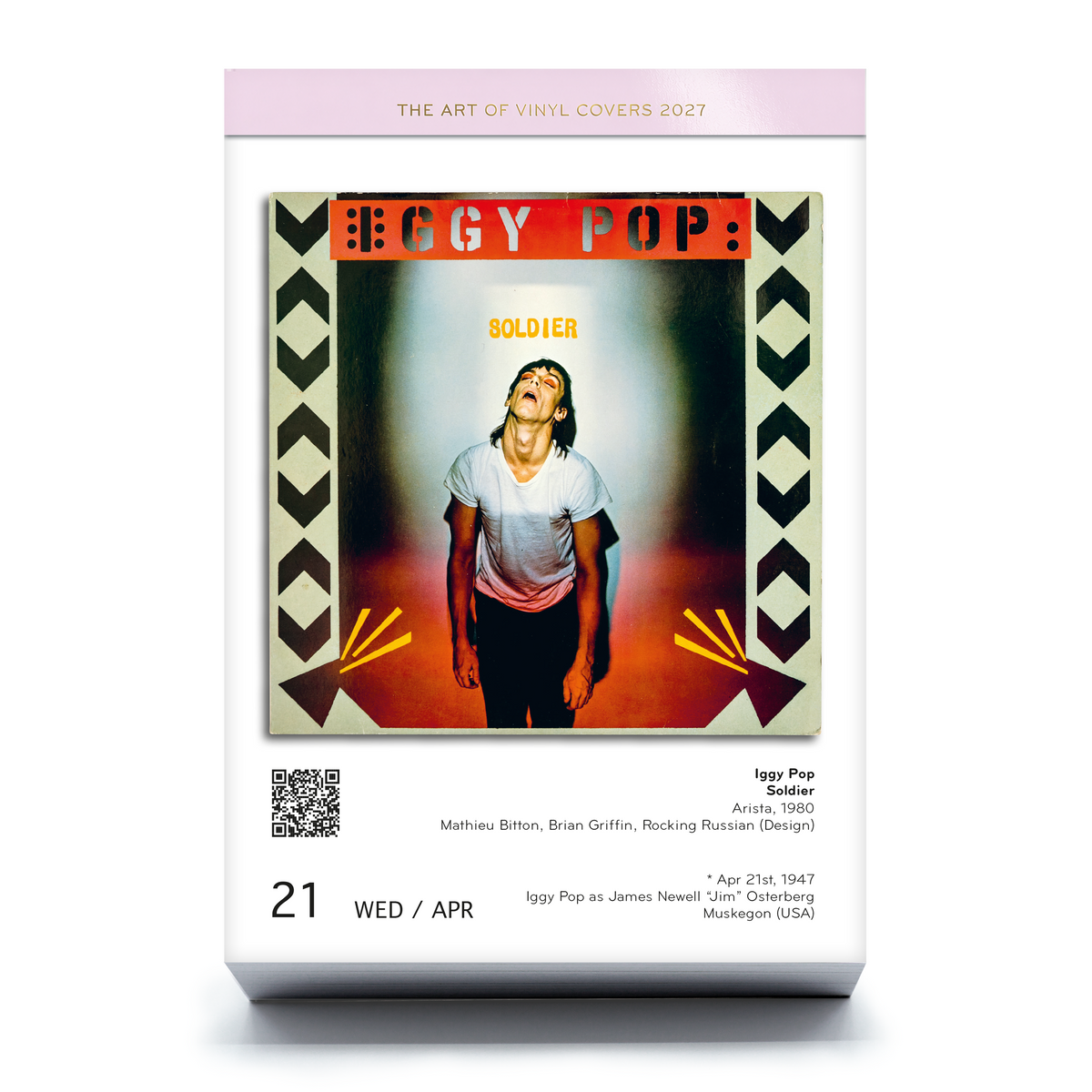 The Art of Vinyl Covers – Abreißkalender 2027