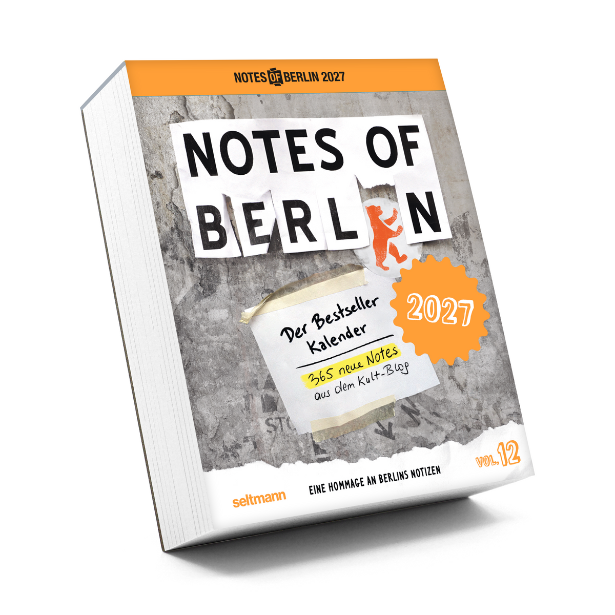 Notes of Berlin 2027 – Berliner Abreißkalender