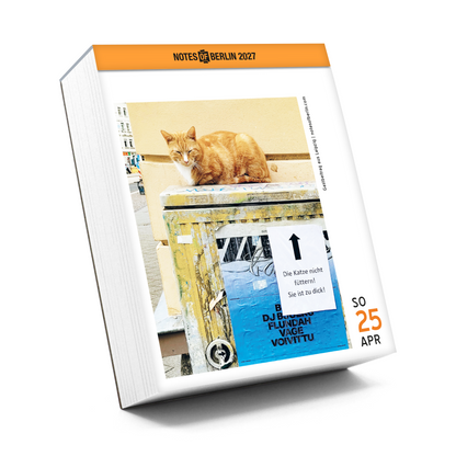 Notes of Berlin 2027 – Berliner Abreißkalender