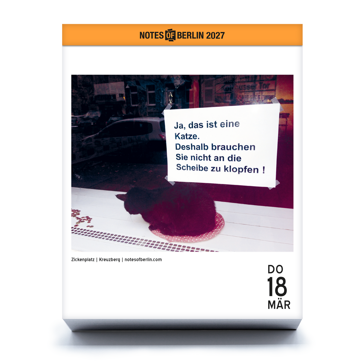 Notes of Berlin 2027 – Berliner Abreißkalender