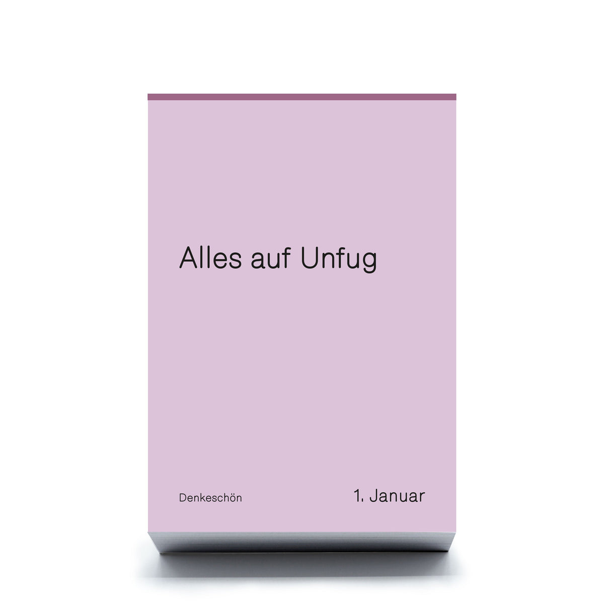 Denkeschön – Immerwährender Wortspiel-Tischkalender