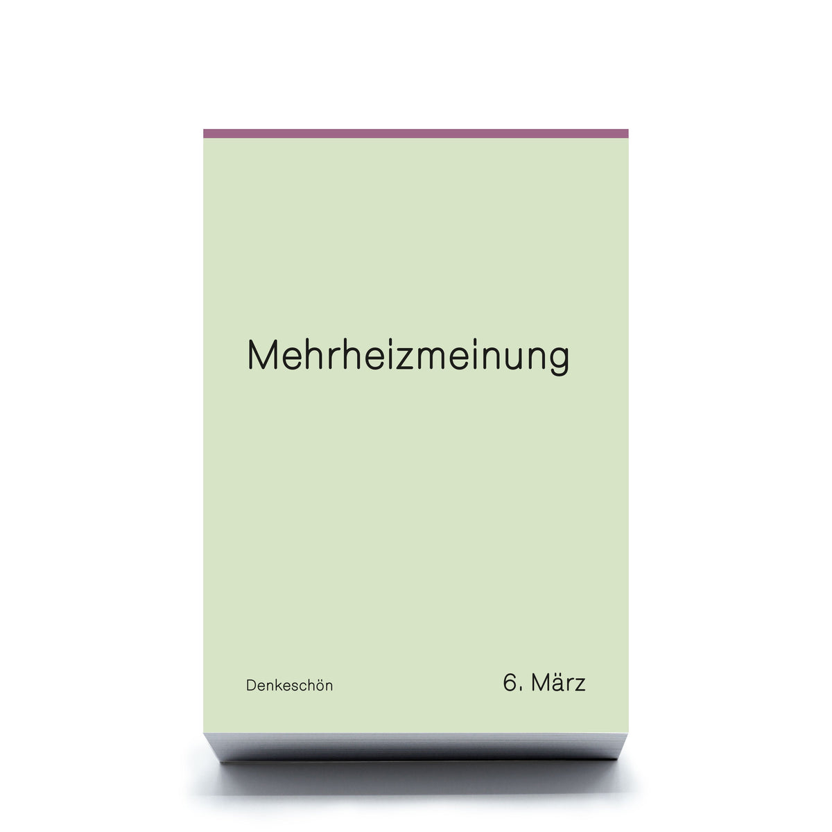 Denkeschön – Immerwährender Wortspiel-Tischkalender