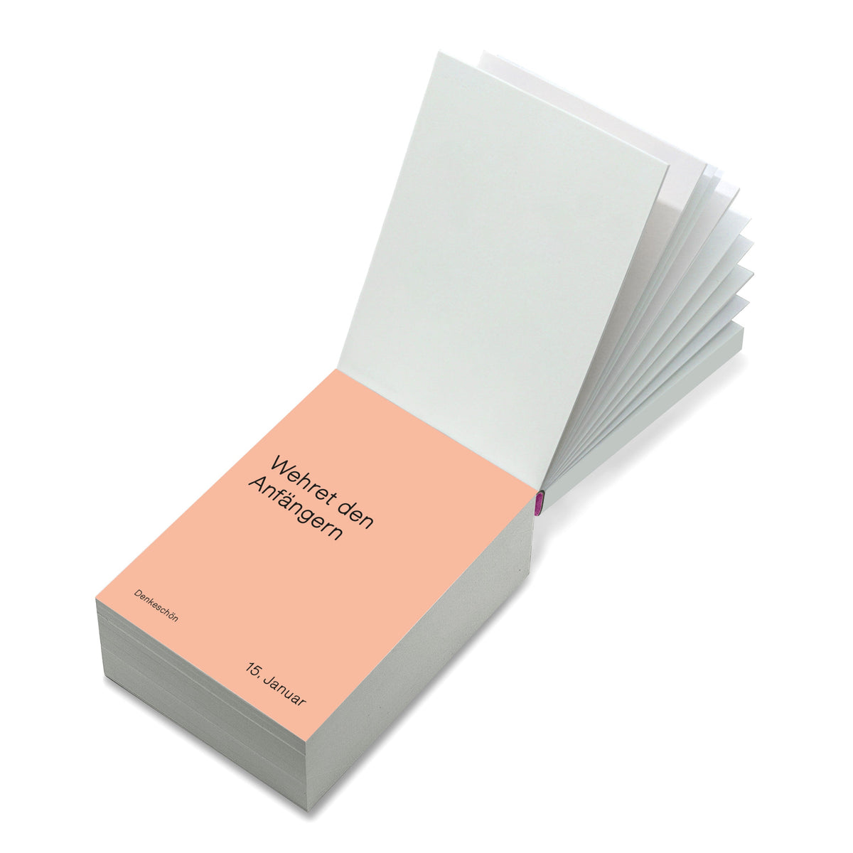 Denkeschön – Immerwährender Wortspiel-Tischkalender