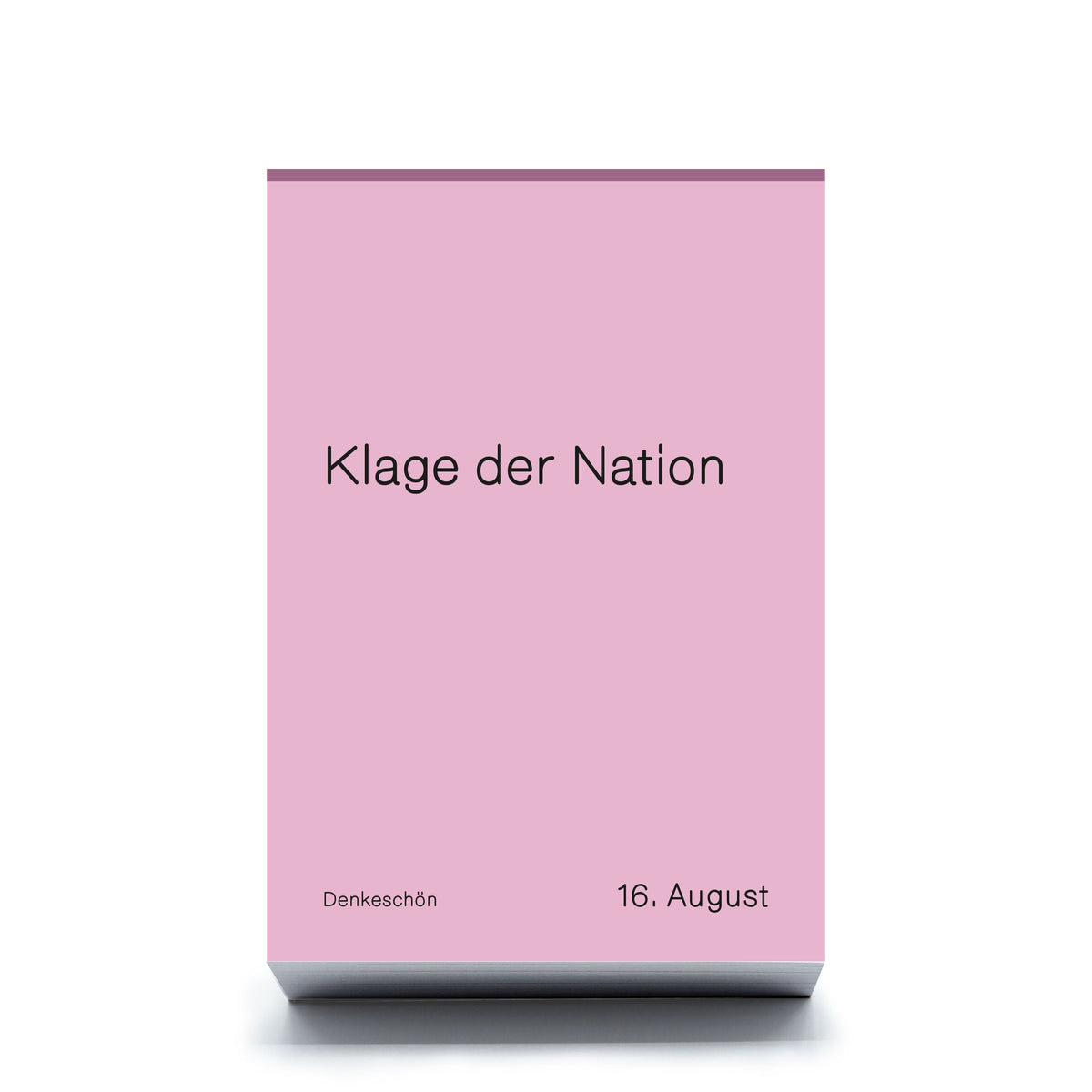 Denkeschön – Immerwährender Wortspiel-Tischkalender