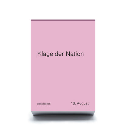 Denkeschön – Immerwährender Wortspiel-Tischkalender