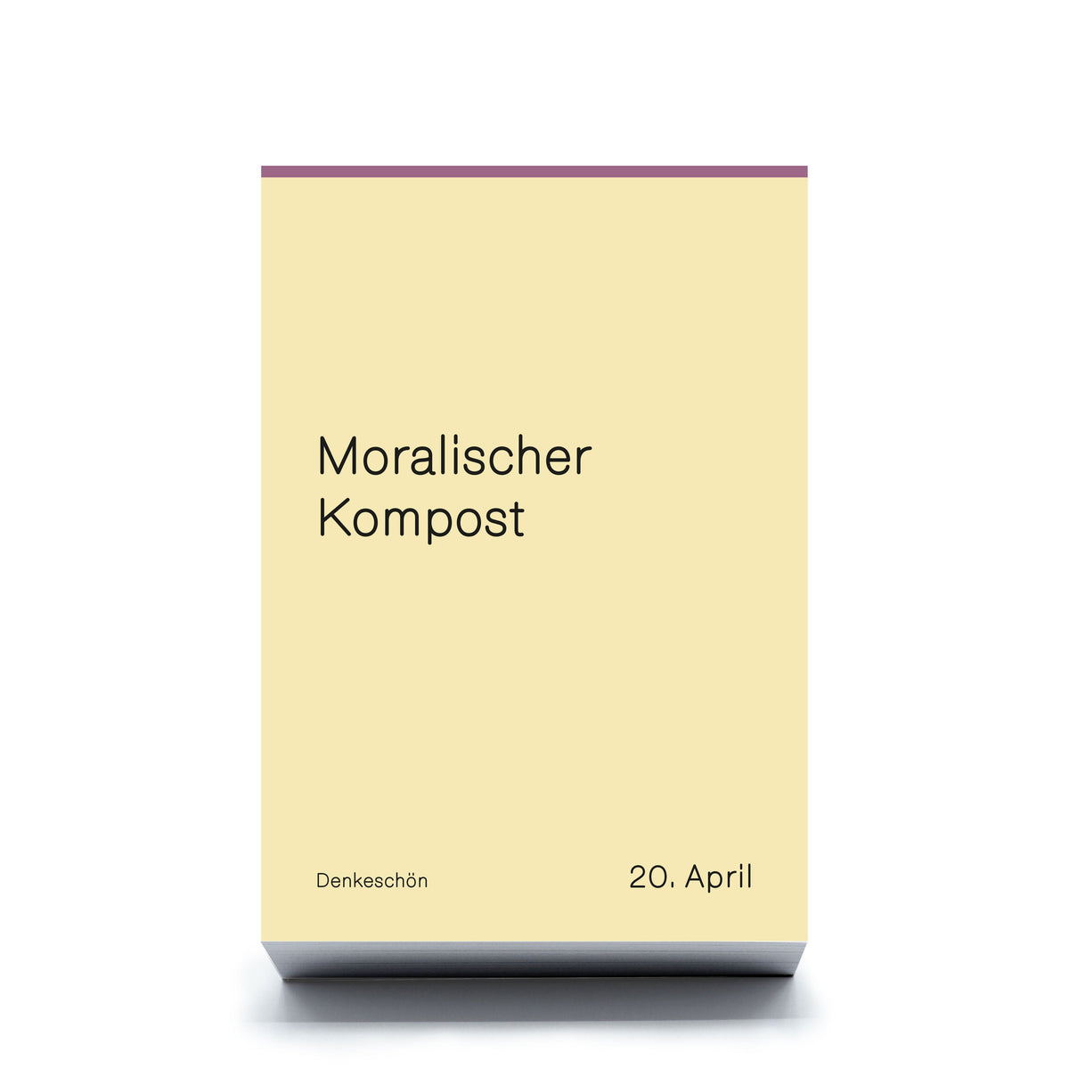 Denkeschön – Immerwährender Wortspiel-Tischkalender