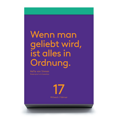 Denkpause 2027 – radioeins-Zitatekalender
