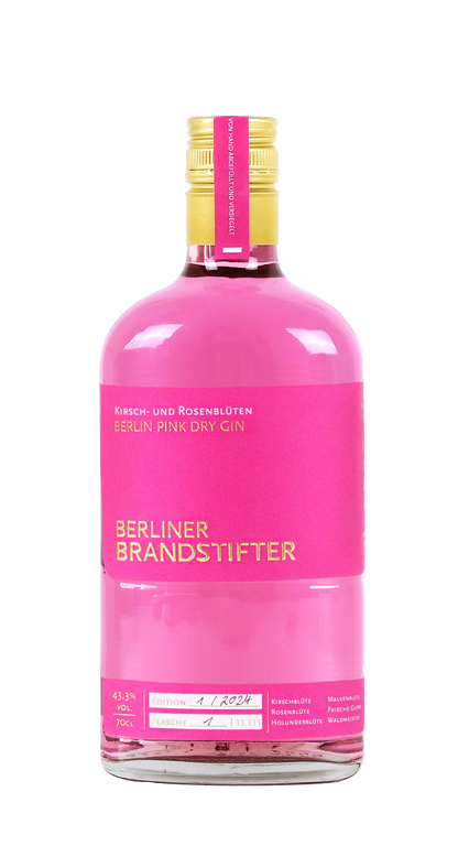 Berliner Brandstifter Berlin Pink Dry Gin 43,3 % vol.0,7 l
