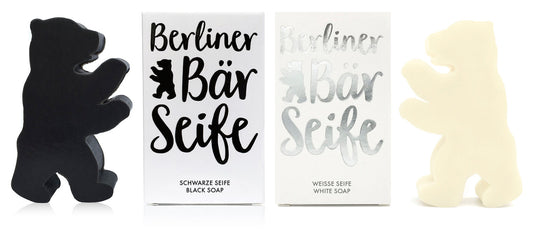 Berliner Bär Seife schwarz&weiß
