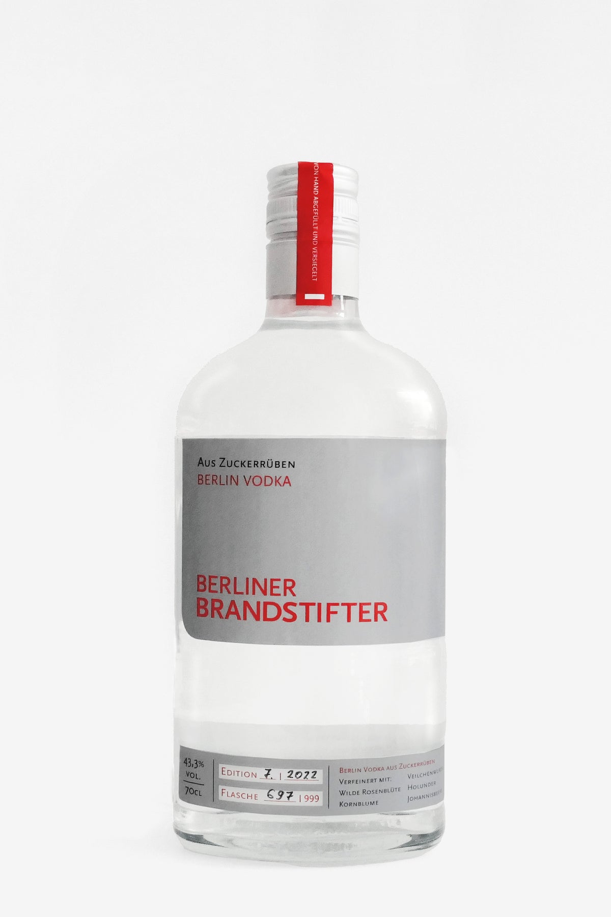 Berliner Brandstifter Berlin Vodka 0,7 l 43,3 % vol.