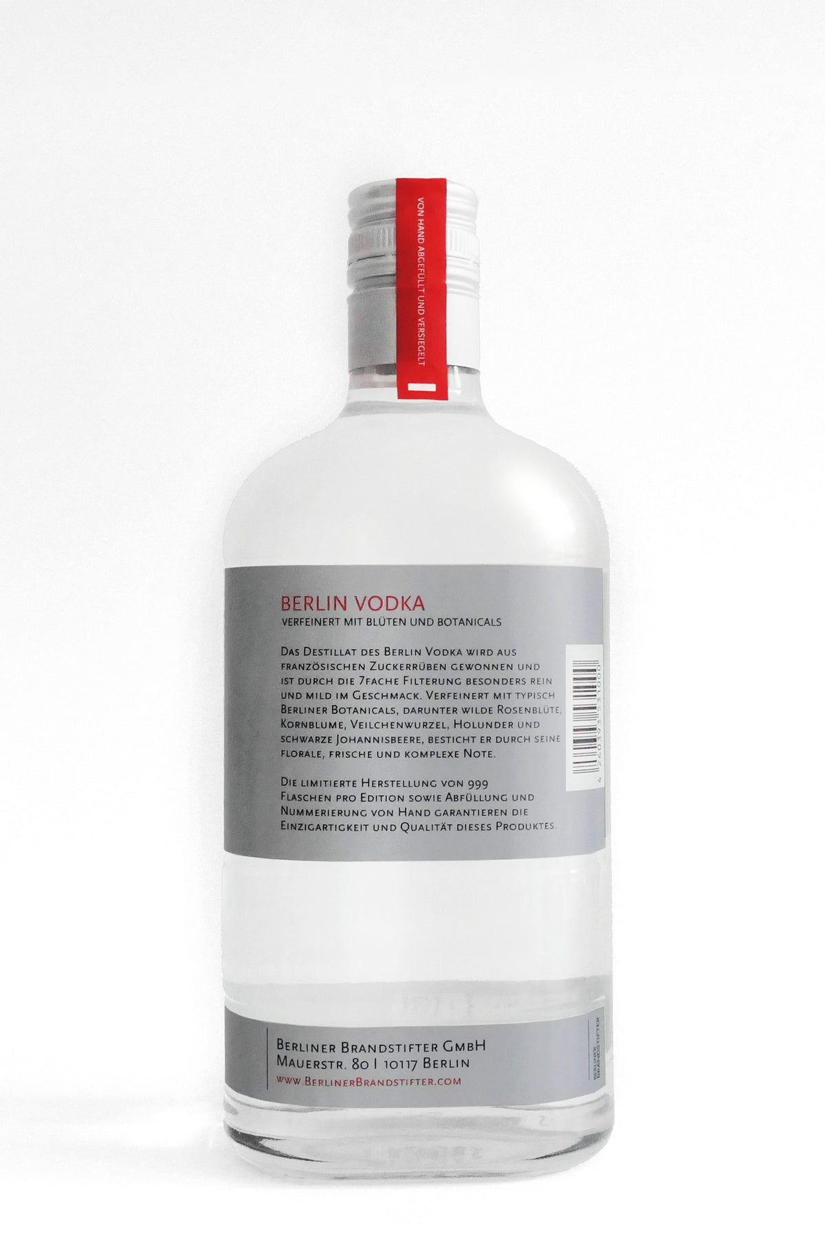 Berliner Brandstifter Berlin Vodka 0,7 l 43,3 % vol.