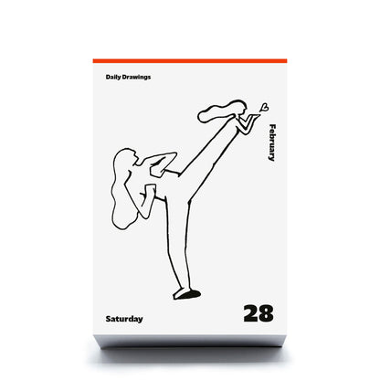 Daily Drawings 2026 – Illustrations-Abreißkalender