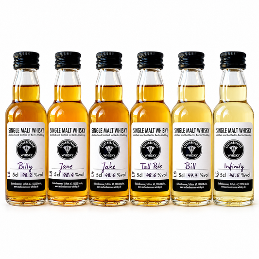 Eschenbrenner Minis – 6 × Minis (50 ml) und Tasting-Set