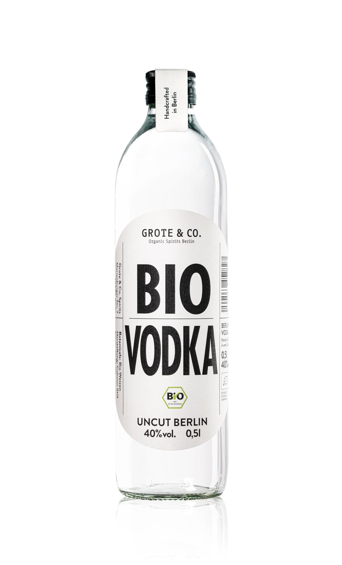 Bio Vodka Uncut Berlin (Bio 0,5 L, 40% vol.)