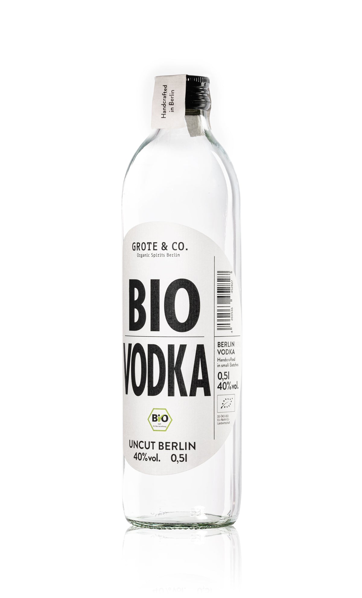 Bio Vodka Uncut Berlin (Bio 0,5 L, 40% vol.)