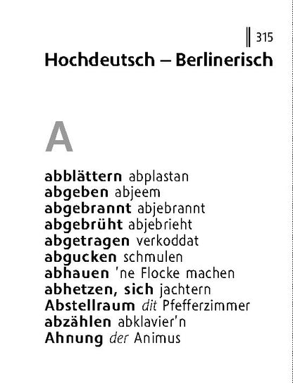 Langenscheidt Lilliput – Wörterbuch Deutsch-Berlinerisch