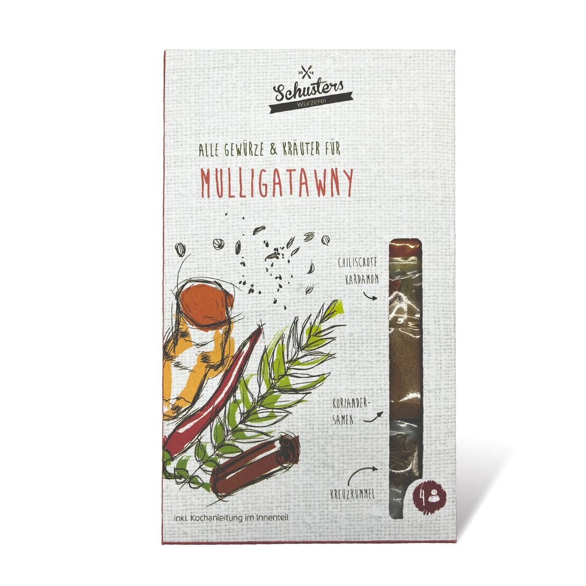 Gewürzmischung Mulligatawny (für 4 Personen)