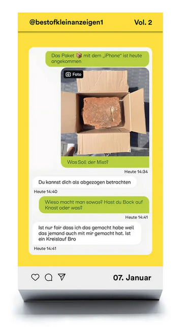 Best of Kleinanzeigen Vol. 2 – Immerwährender Abreißkalender