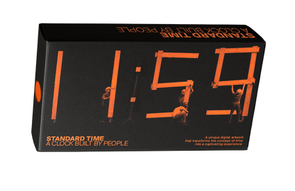 STANDARD TIME - A CLOCK BUILT BY PEOPLE (Geschenkbox mit Downloadcode)