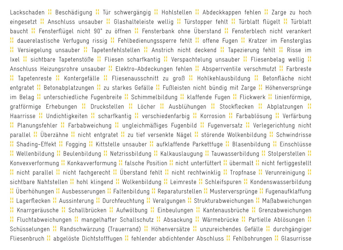 Der (Bau-)Mängelleitfaden