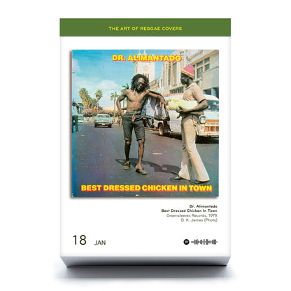 The Art of Reggae Covers – Immerwährender Abreißkalender