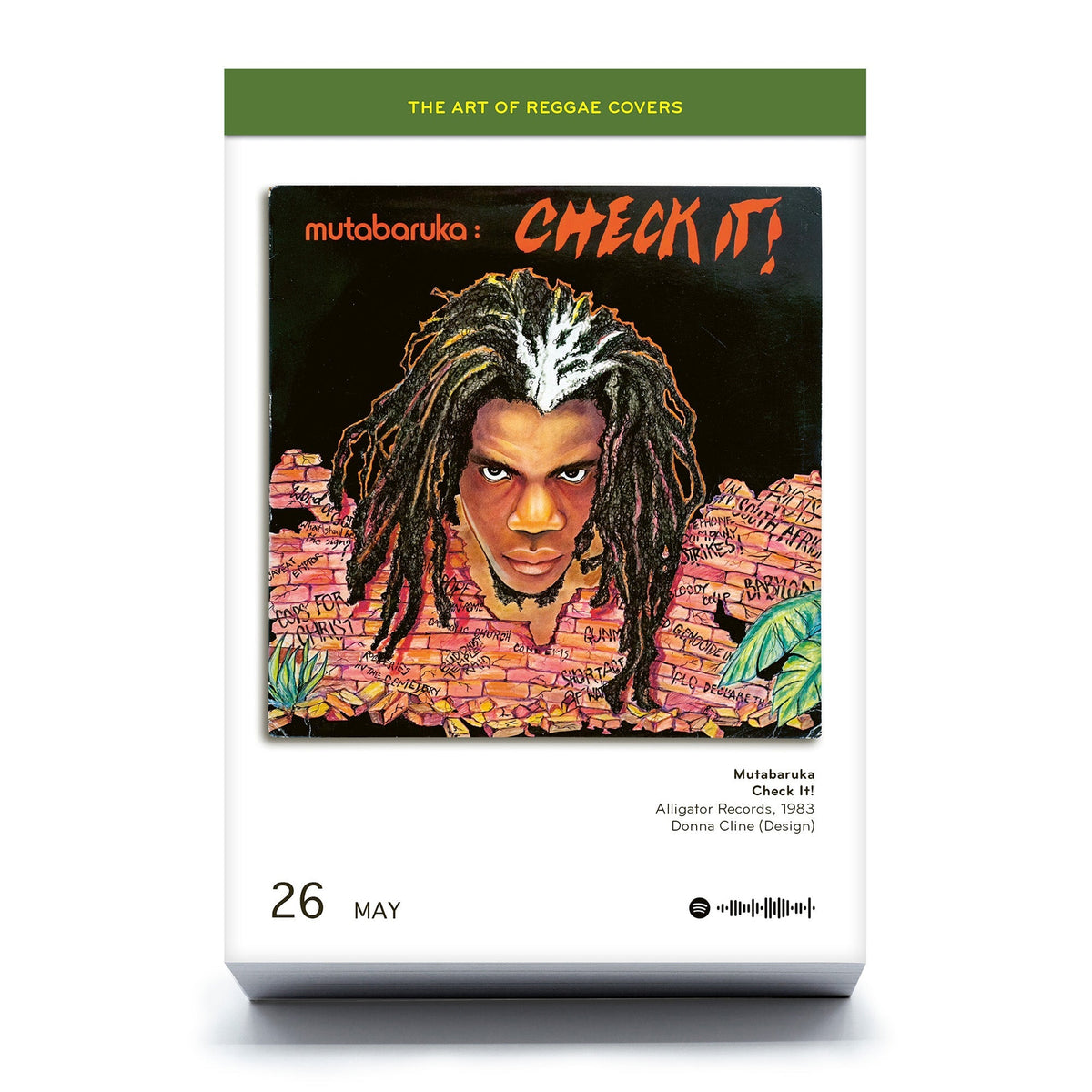 The Art of Reggae Covers – Immerwährender Abreißkalender