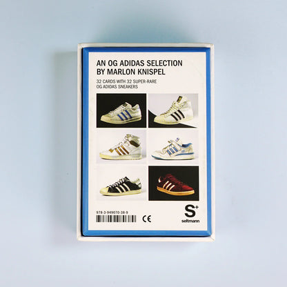 Rückseite der True-Originals-Quartettbox mit verschiedenen Sneakermodellen