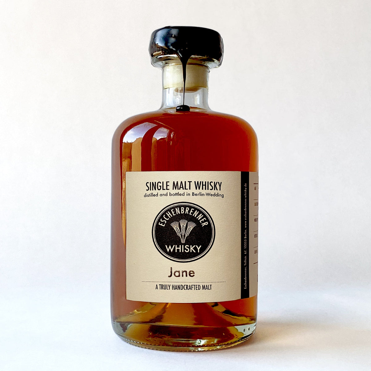 Eschenbrenner Single Malt Whisky Jane – Flaschenansicht