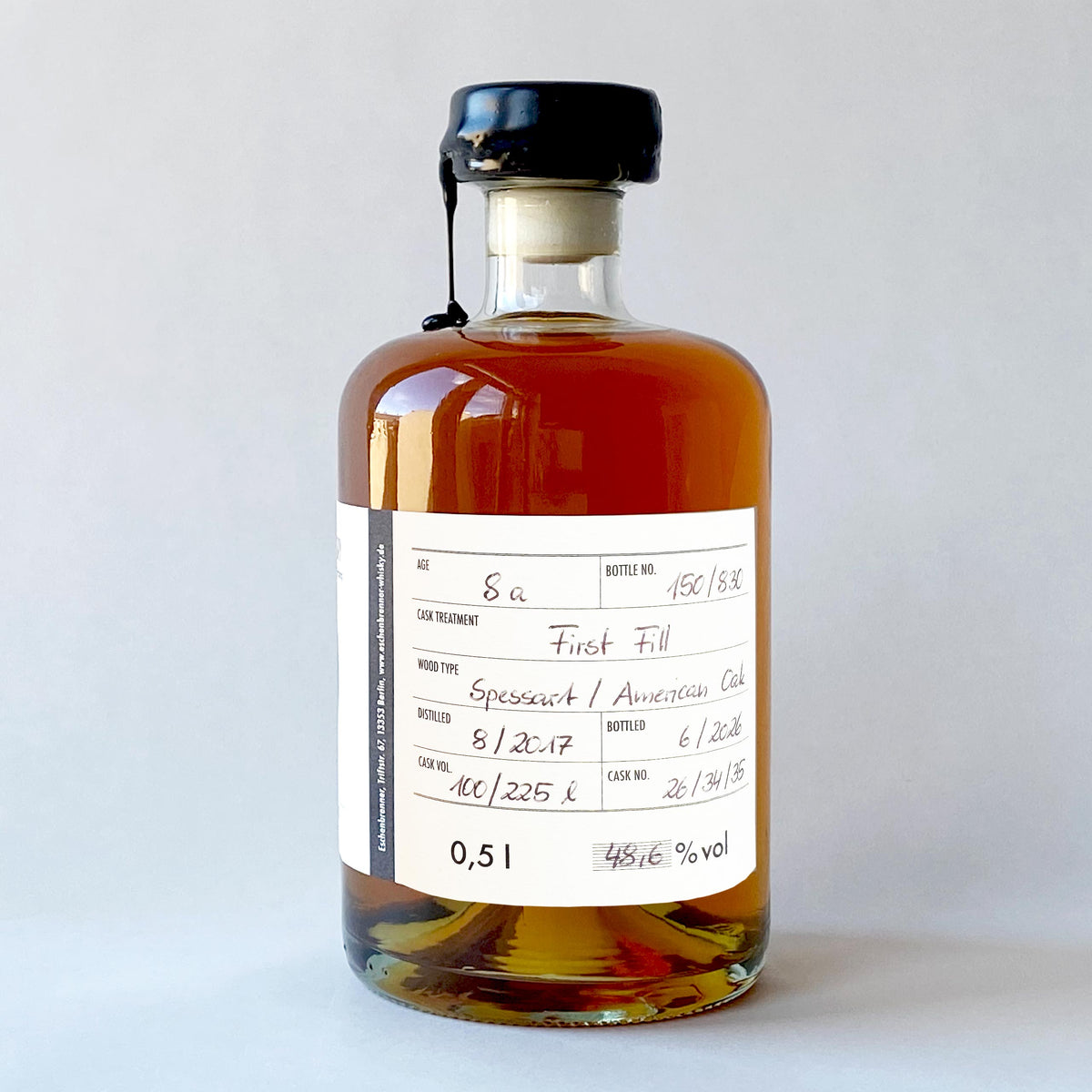 Eschenbrenner Single Malt Whisky Tall Pete – weitere Aufnahme