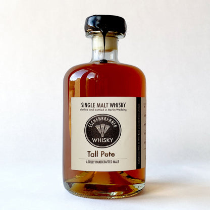 Eschenbrenner Single Malt Whisky Tall Pete – Flaschenansicht