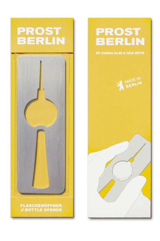 Flaschenöffner Prost Berlin! Edelstahl