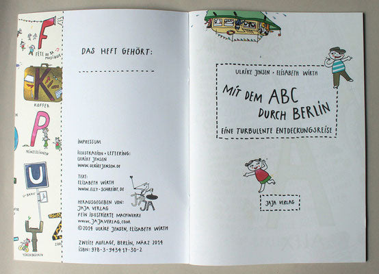 Mit dem ABC durch Berlin . Ein Mitmachbuch für Kinder
