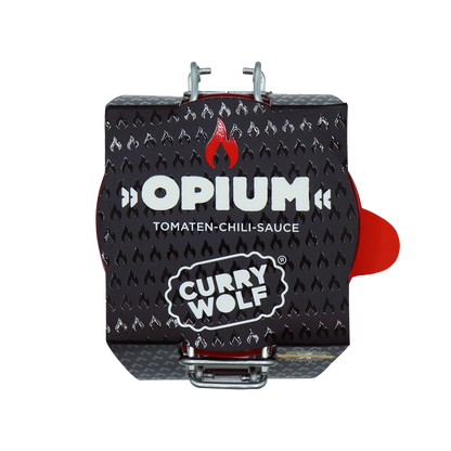 „OPIUM“ Tomaten-Chilisoße im hochwertigen Bügelverschlußglas (215 g)