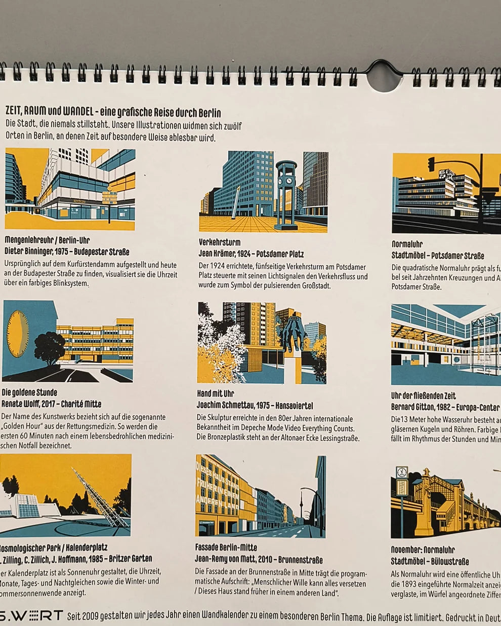 Wandkalender 2027 "Berliner Zeit"