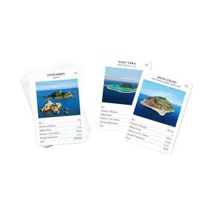 Private Islands – Insel-Quartettspiel